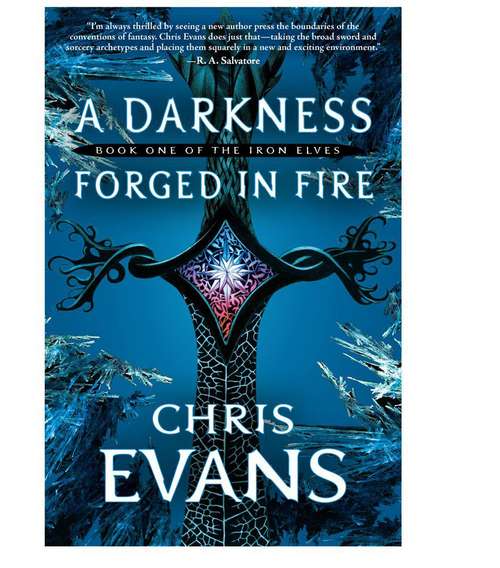 Book cover of A Darkness Forged in Fire (The Iron Elves, Book #1)