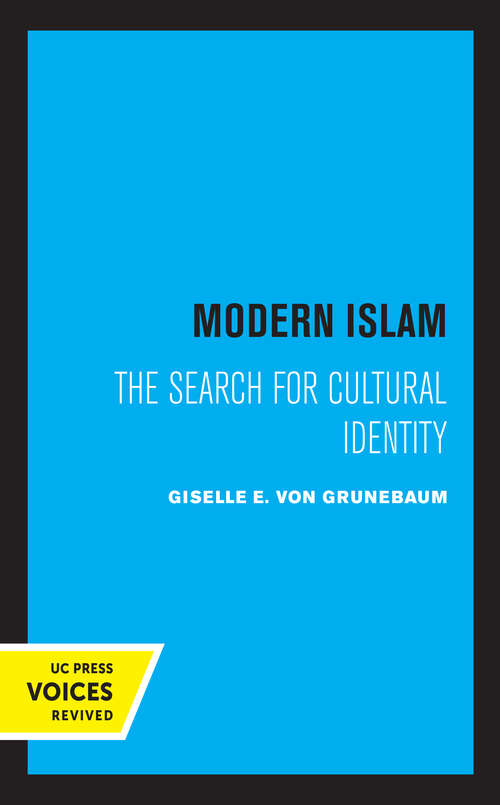 Book cover of Modern Islam: The Search for Cultural Identity