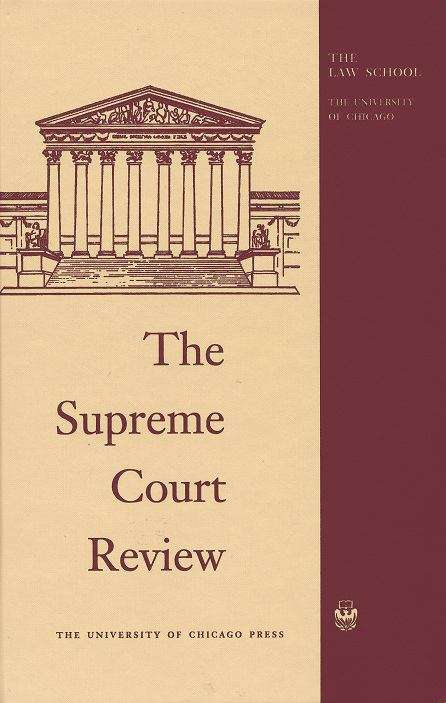 Book cover of The Supreme Court Review 2011