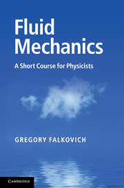 Book cover of Fluid Mechanics: A Short Course For Physicists