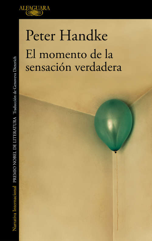 Book cover of El momento de la sensación verdadera