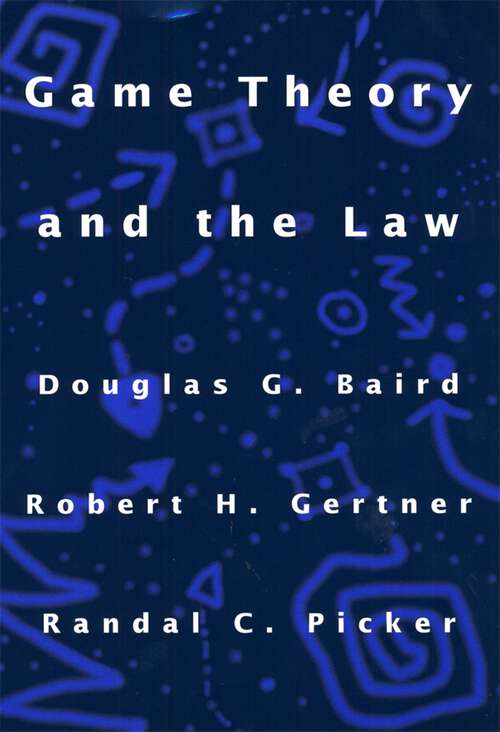 Book cover of Game Theory and the Law
