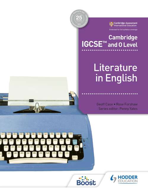 Cambridge IGCSE™ and O Level Literature in English