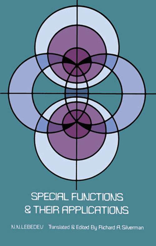 Book cover of Special Functions & Their Applications (Dover Books on Mathematics)