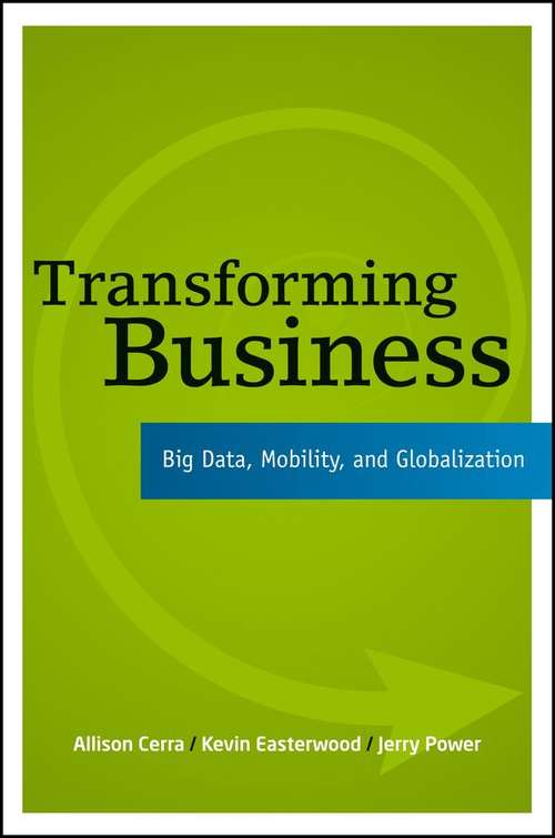 Book cover of Transforming Business