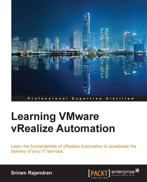 Book cover of Learning VMware vRealize Automation