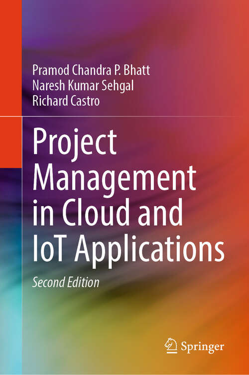 Book cover of Project Management in Cloud and IoT Applications (Second Edition 2025)