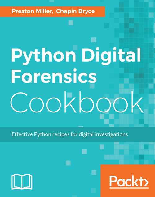Book cover of Python Digital Forensics Cookbook