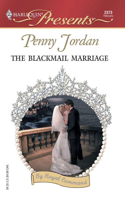 Book cover of The Blackmail Marriage