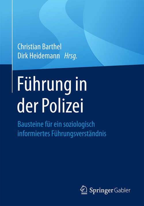 Book cover of Führung in der Polizei