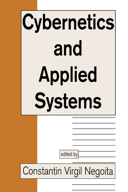 Book cover of Cybernetics and Applied Systems