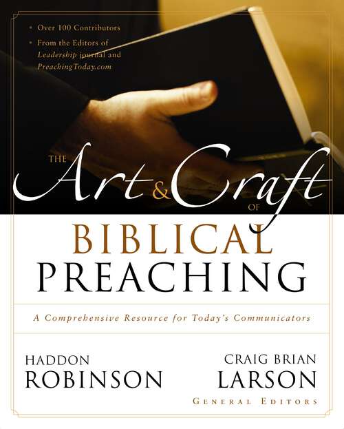 Book cover of Art & Craft of Biblical Preaching