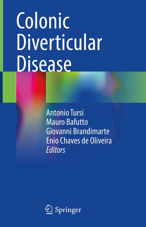 Book cover of Colonic Diverticular Disease (1st ed. 2022)