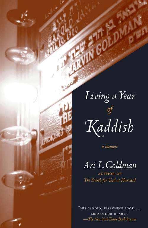 Book cover of Living a Year of Kaddish: A Memoir