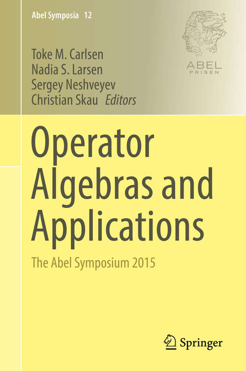 Operator Algebras and Applications