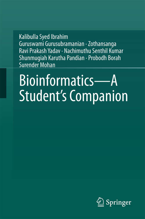 Book cover of Bioinformatics - A Student's Companion