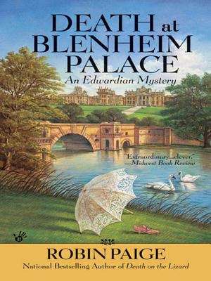 Book cover of Death at Blenheim Palace (Edwardian Mystery #11)