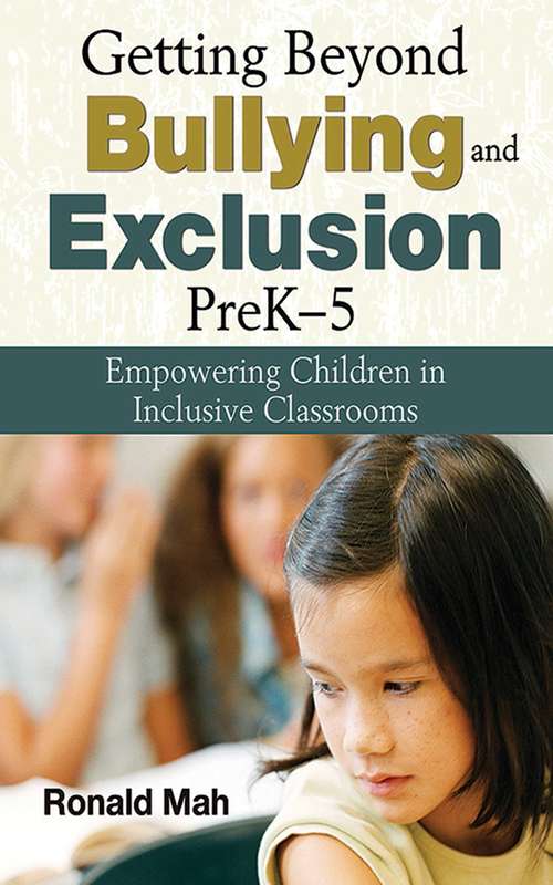 Book cover of Getting Beyond Bullying and Exclusion, PreK-5
