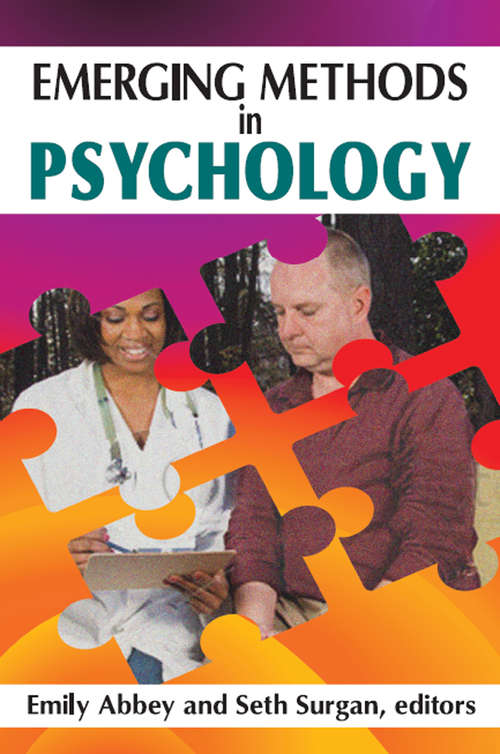 Book cover of Emerging Methods in Psychology (History And Theory Of Psychology Ser.)