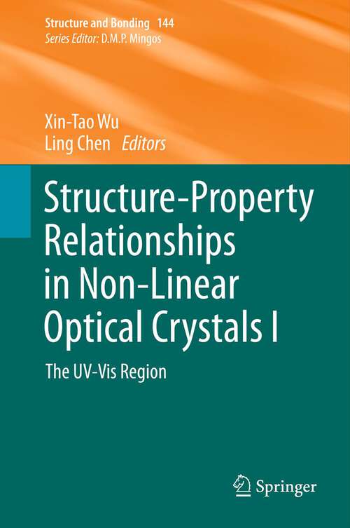 Book cover of Structure-Property Relationships in Non-Linear Optical Crystals II