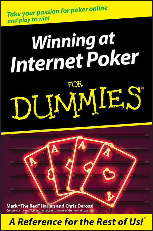Book cover of Winning at Internet Poker For Dummies