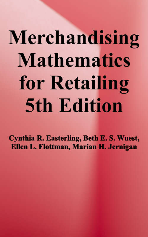 Book cover of Merchandising Mathematics for Retailing (Fifth Edition)