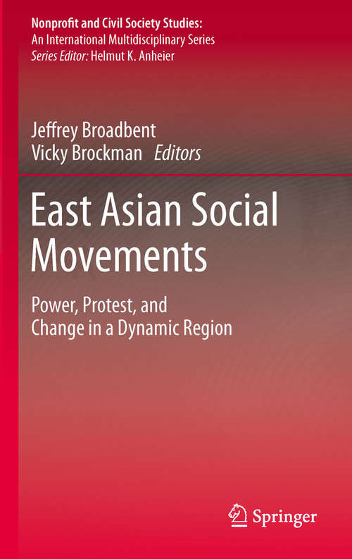 Book cover of East Asian Social Movements