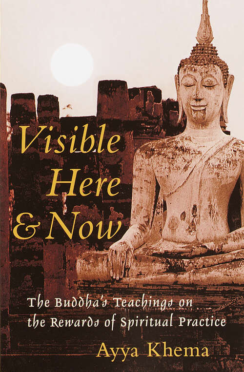 Book cover of Visible Here and Now: The Buddha's Teachings on the Rewards of Spiritual Practice