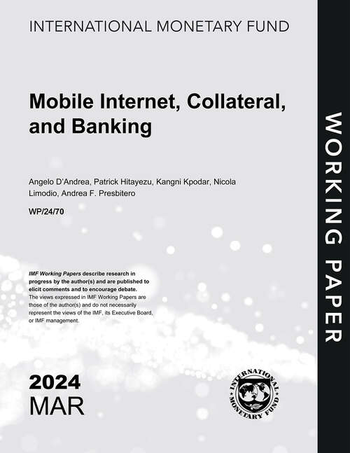 Book cover of Mobile Internet, Collateral, and Banking