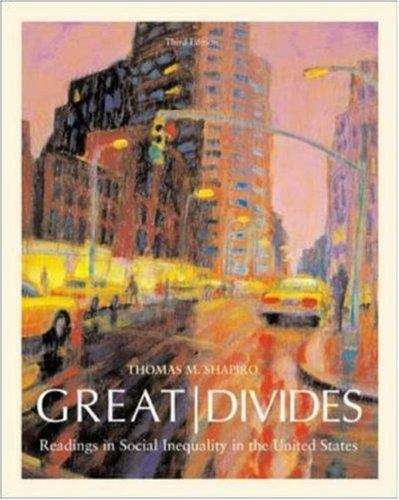 Book cover of Great Divides: Readings in Social Inequality in the United States (3rd edition)