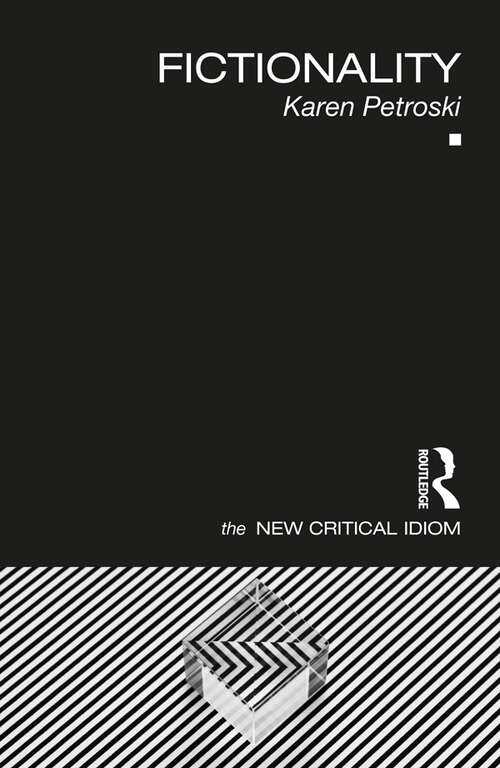Book cover of Fictionality (The New Critical Idiom)