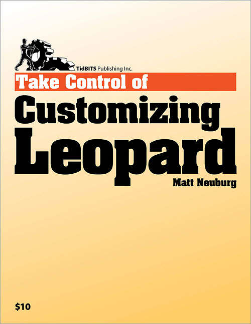 Book cover of Take Control of Customizing Leopard
