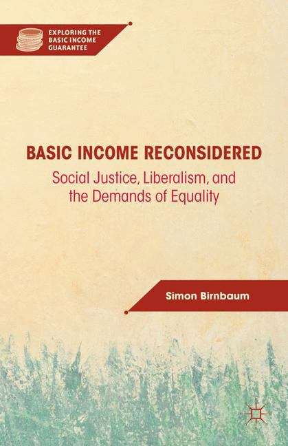 Book cover of Basic Income Reconsidered