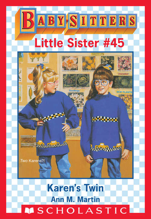 Book cover of Karen's Twin (Baby-Sitters Little Sister #45)