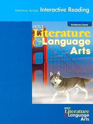 Book cover of Holt Literature and Language Arts: Introductory Course