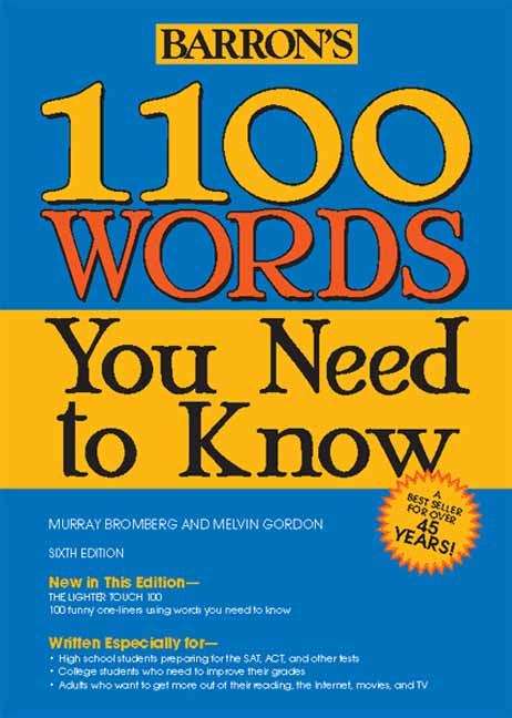 1100 Words You Need to Know (6th Edition)