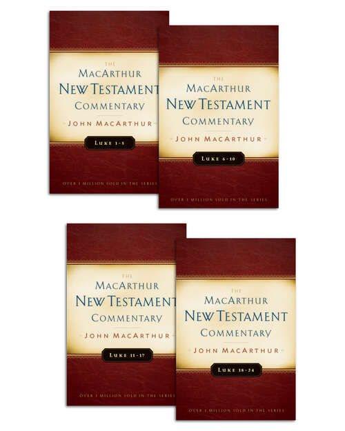 Book cover of Luke 1-24 MacArthur New Testament Commentary Set (Digital Original) (MacArthur New Testament Commentary Series)