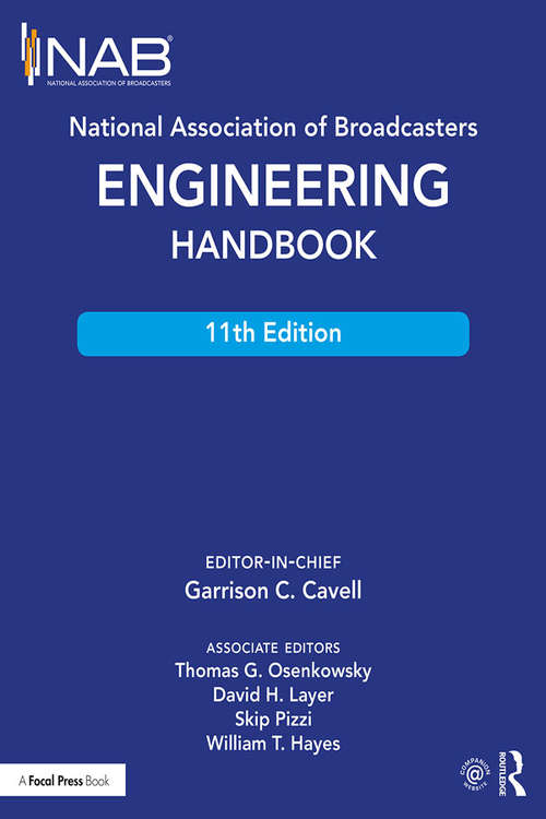 Book cover of National Association of Broadcasters Engineering Handbook (11)