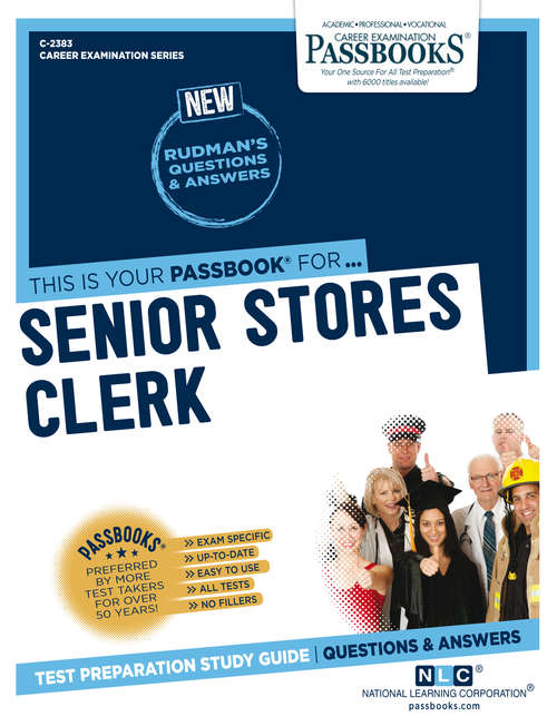 Book cover of Senior Stores Clerk: Passbooks Study Guide (Career Examination Series)