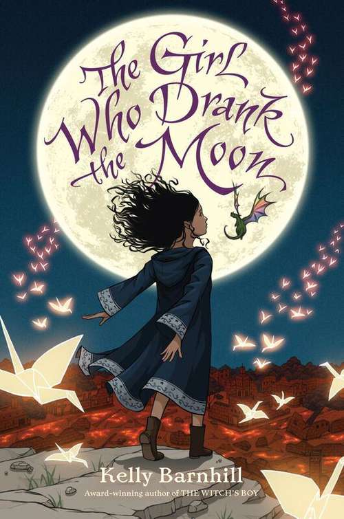 Book cover of The girl who drank the moon