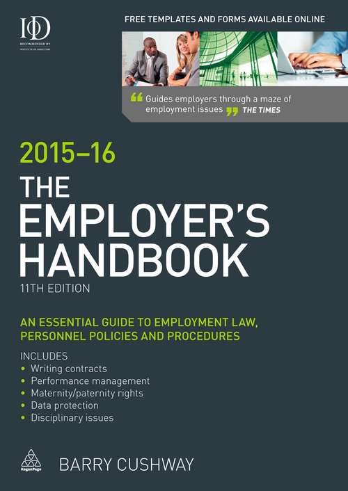 Book cover of The Employer's Handbook 2015-16