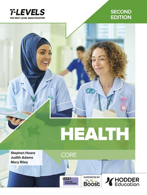 Book cover of Health T Level: Core Second Edition