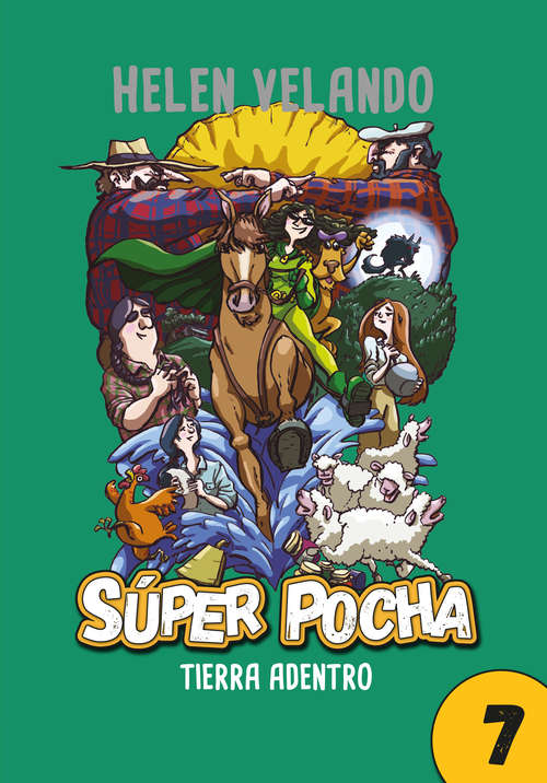 Book cover of Super Pocha, tierra adentro (7)