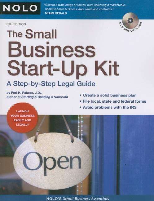 Book cover of The Small Business Start-up Kit (5th edition)
