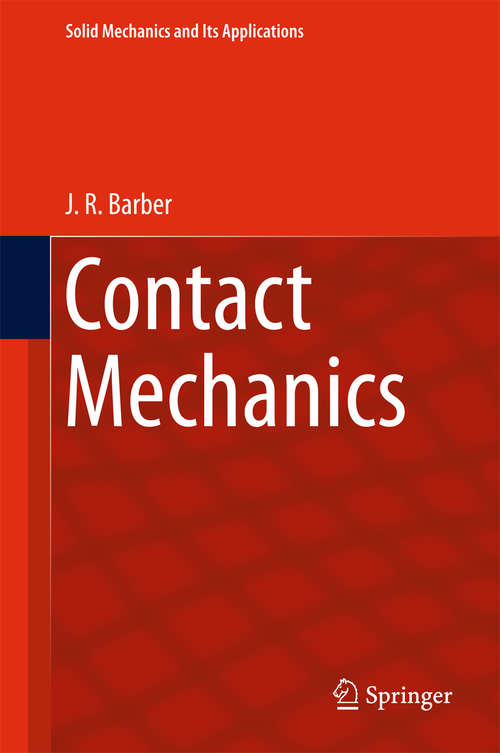 Book cover of Contact Mechanics
