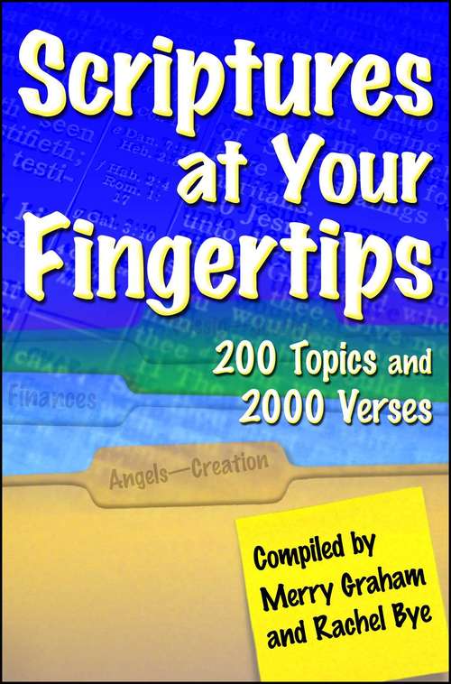 Book cover of Scriptures at Your Fingertips