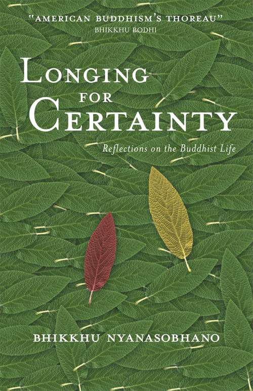Book cover of Longing for Certainty