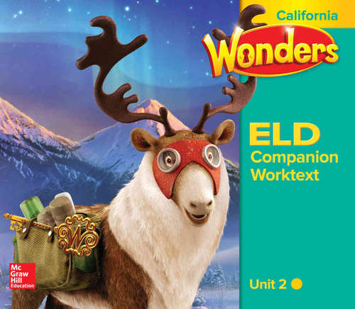 Book cover of Wonders, [Grade 5] Unit 2, ELD Companion Worktext, [Emerging]
