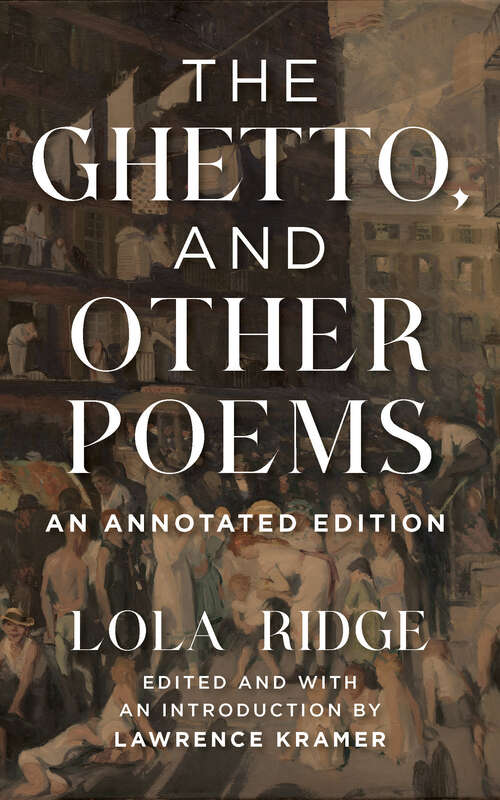Book cover of The Ghetto, and Other Poems: An Annotated Edition (1)