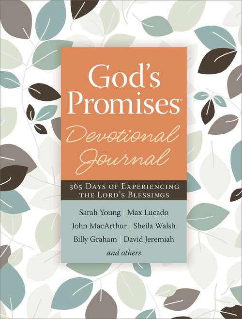 Book cover of God's Promises Devotional Journal: 365 Days of Experiencing the Lord's Blessings